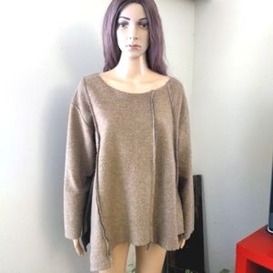 Vintage Tan Crew Neck Sweater